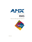 AMX RMS Technical information