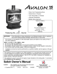 Avalon Salish Owner`s manual
