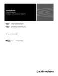 Audio Technica SpectraPulse drm141 Instruction manual