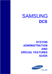 System administration and special features guide