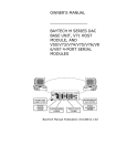 Bay Technical Associates V80 PDI-2 Owner`s manual