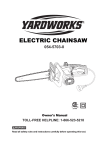 Yardworks 054-5703-0 Owner`s manual