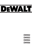 DeWalt DW952 Technical data