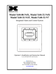 Detcon MCX-32-N1P Instruction manual