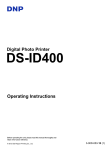 DNP DS-ID400 Operating instructions