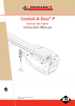 Controll-A-Door S series Instruction manual