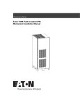 Eaton 9395 Plus 1 Installation manual