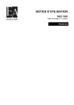 Executive Audio NSX 1500 User manual