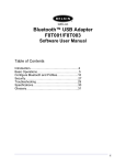 Belkin F8T001 User manual