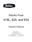 Belshaw Brothers 4-Tray Operator`s manual