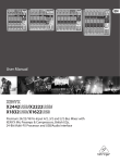 Behringer XENYX X1832USB User manual