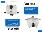 Aroma ARC-7315G Instruction manual