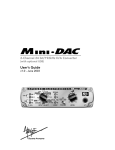 Classe Audio DAC-88 User`s guide