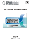 OPERATION AND MAINTENANCE MANUAL EMIpro