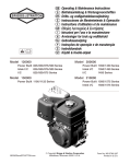 Craftsman 1450 Series Operator`s manual