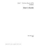 Dell 2700W User`s guide