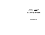 Witura GSM VOIP Gateway Series User manual