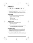 DAVIS Vantage Pro ISS Retrofit Kit Installation manual