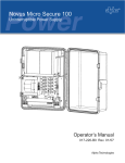 Alpha Technologies Novus Micro Operator`s manual