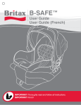 Britax B-SAFE User guide