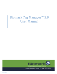 Biomark HPR User manual