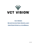 VCT Vision ELITE Series User guide