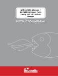 Baumatic BCE920SS User manual