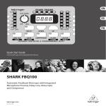 Behringer SHARK FBQ100 Specifications