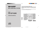 Sharp CD-XP160W Specifications