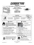 Quadra-Fire 31M-ACC-MBK Owner`s manual
