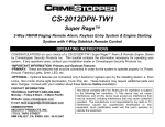 CrimeStopper CS-2012.DPII.FM.TW1 Operating instructions