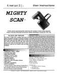 American DJ Mighty Scan Specifications