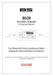 BS Charger BS20 User manual
