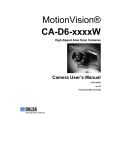 Dalsa CA-D6-0512W-ECEW User`s manual