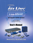 AirLive LIVE-GSH8T User`s manual