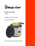 Magic Chef MCSDF6ST Instruction manual