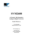 VXI SVM2608 User`s manual