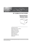 Ricoh C222DN - Aficio SP Color Laser Printer Operating instructions