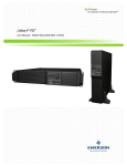 Emerson Liebert PSI 2200 User manual