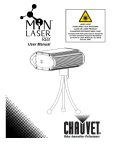 Chauvet MiN Laser RGX 2.0 User manual