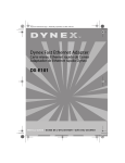 Dynex TARJETA PC CARD DE RED DX-E201 Specifications