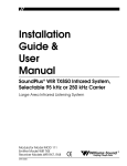 Williams Sound MOD 112 Installation guide