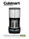 Cuisinart DCC-755 Specifications
