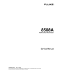 Digital 8508 Service manual