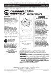 Campbell Hausfeld IN634000AV Operating instructions