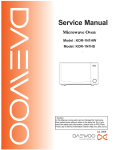Daewoo KOR-1N0A9A Service manual