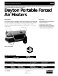 Dayton 3VG79 Operating instructions