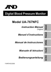 A&D UA-767NFC Instruction manual