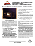 Sierra Ambassador 4700TEC Operating instructions