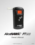 Q3 Innovations AlcoHAWK PT500 Owner`s manual